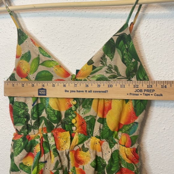 Farm Rio Eyelet Oranges Dress Size XS - Picture 15 of 16